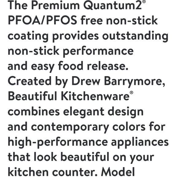 ❤️ New Beautiful 7 Qt Electric Skillet by Drew Barrymore - Picture 3 of 10